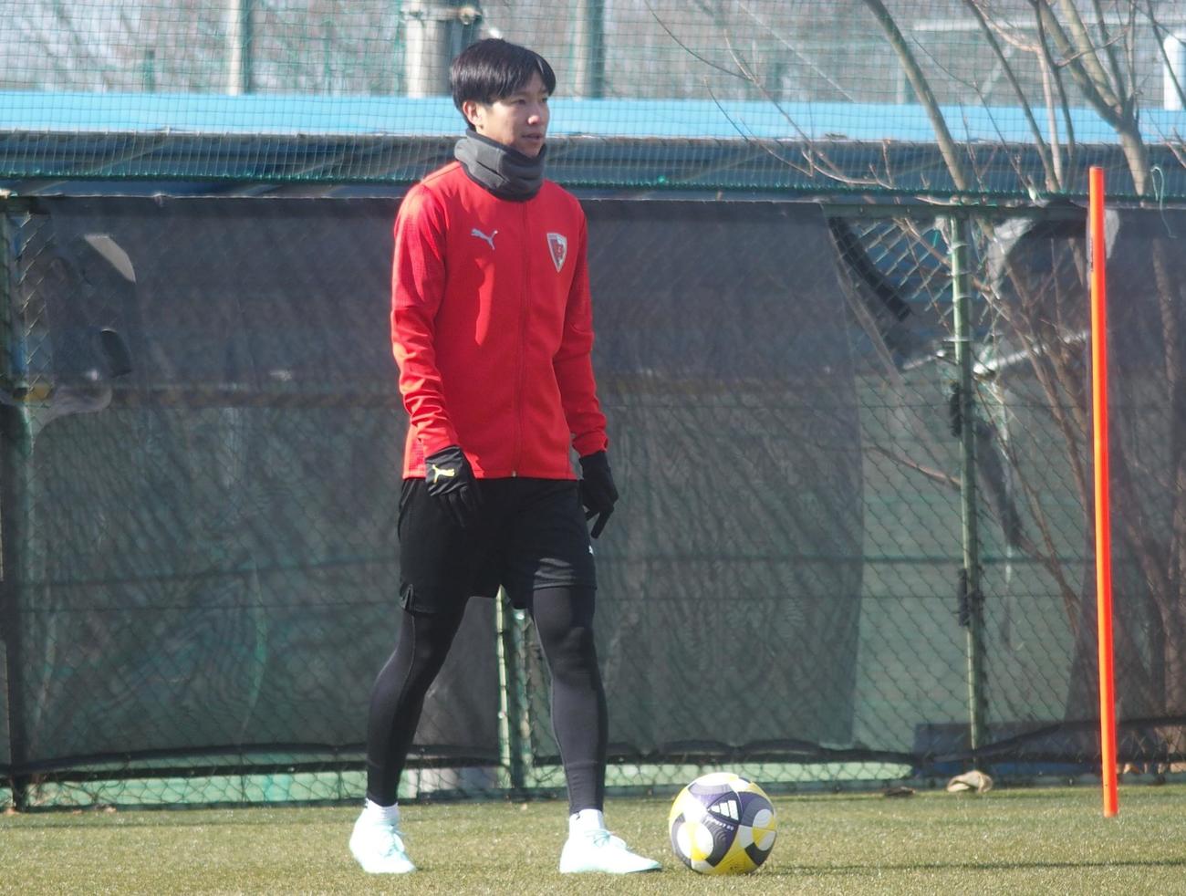 京都MF奥川雅也（撮影・永田淳）