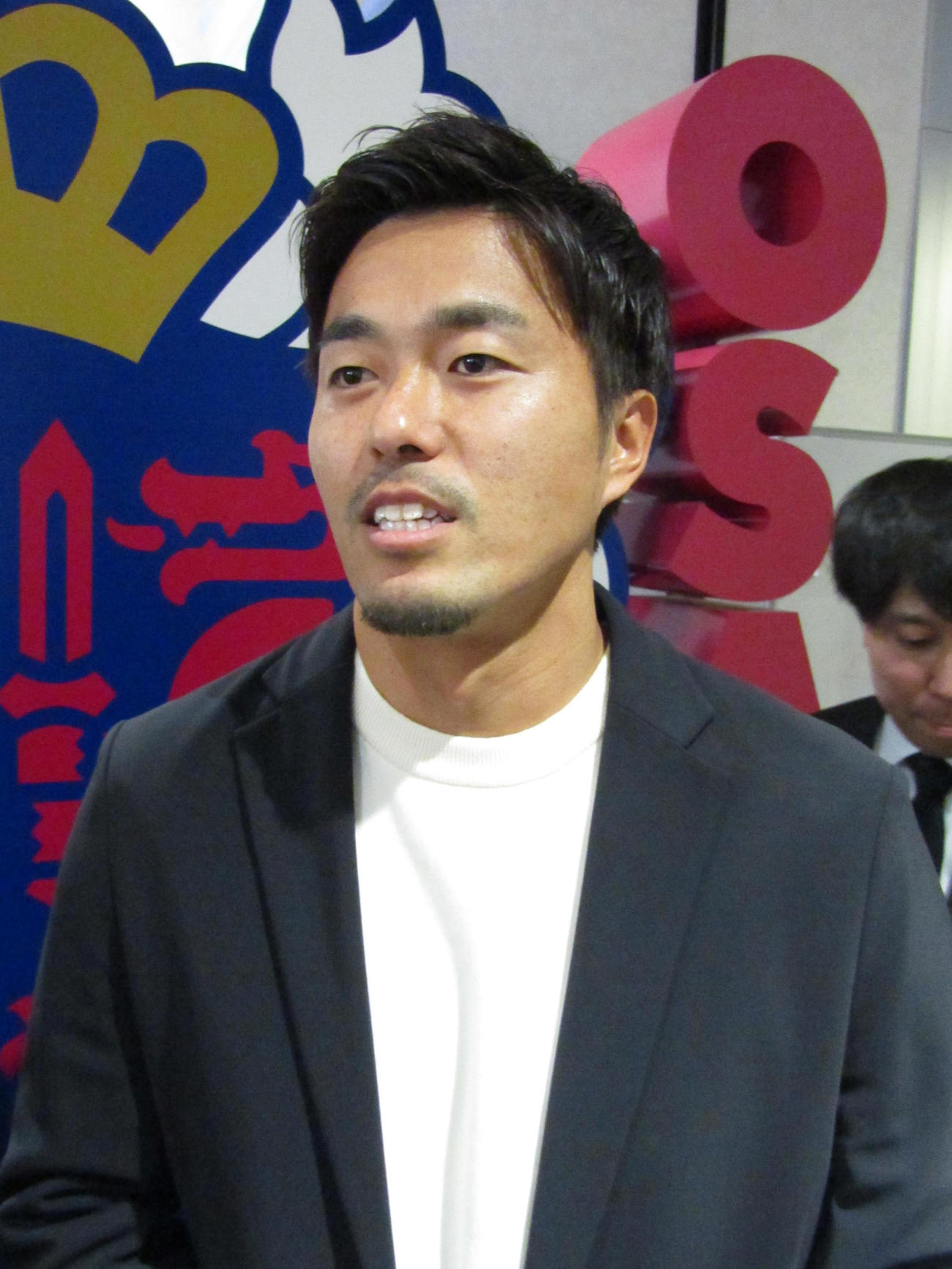C大阪のアンバサダーに就任した丸橋氏（25年1月23日撮影）