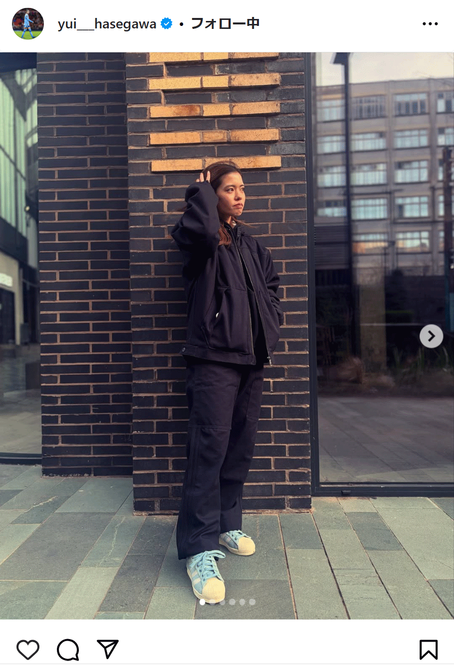 長谷川唯のインスタグラムから