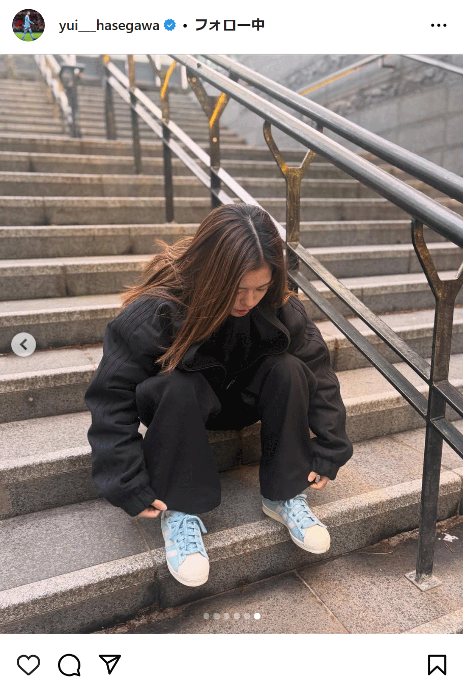 長谷川唯のインスタグラムから
