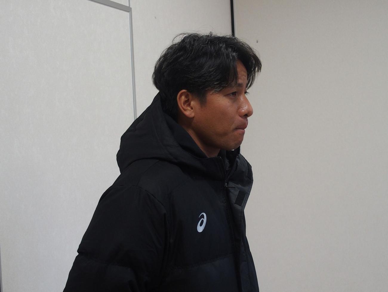 この日加入が発表された神戸DF松田陸（撮影・永田淳）