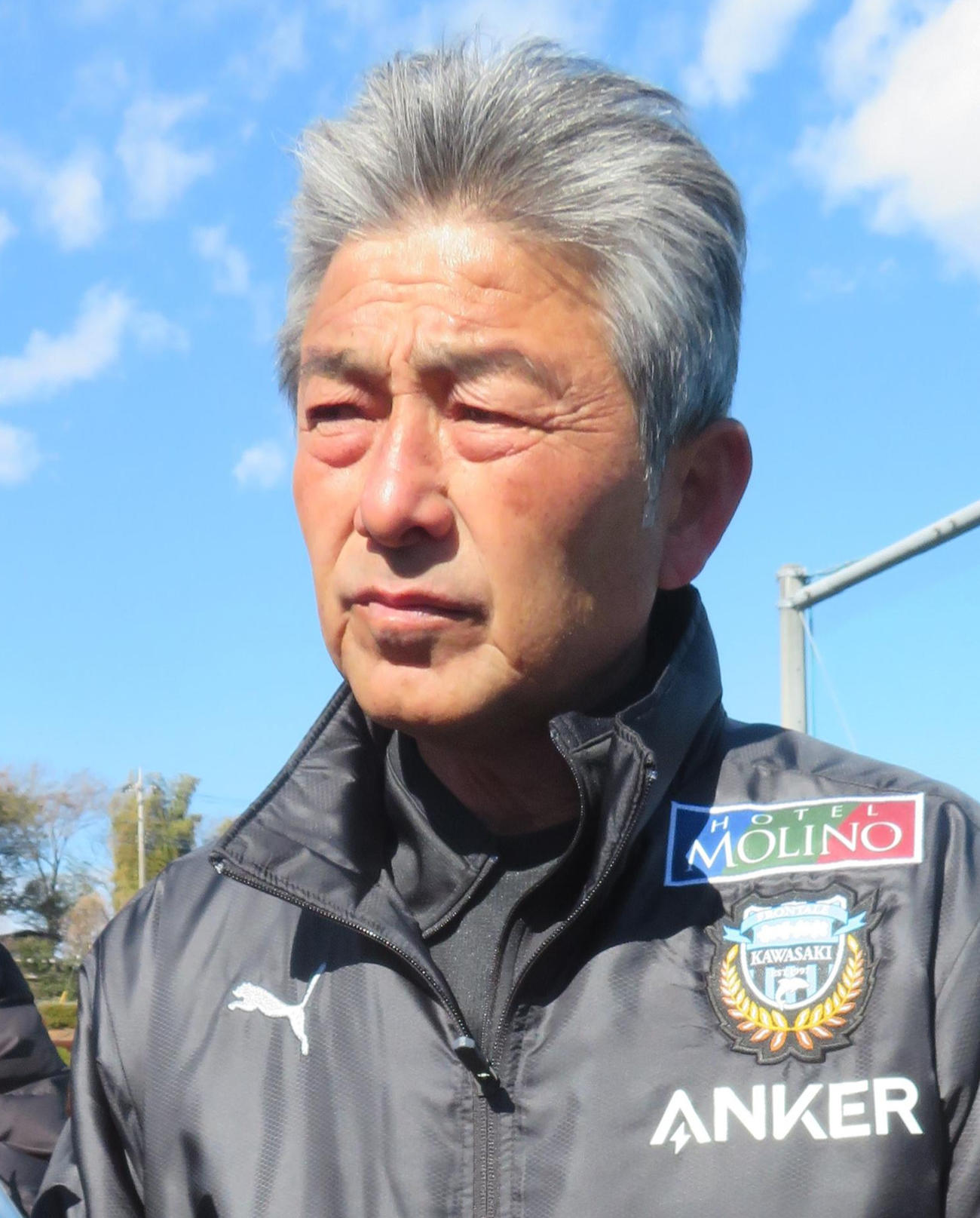 川崎フロンターレの長谷部茂利監督（25年2月6日撮影）