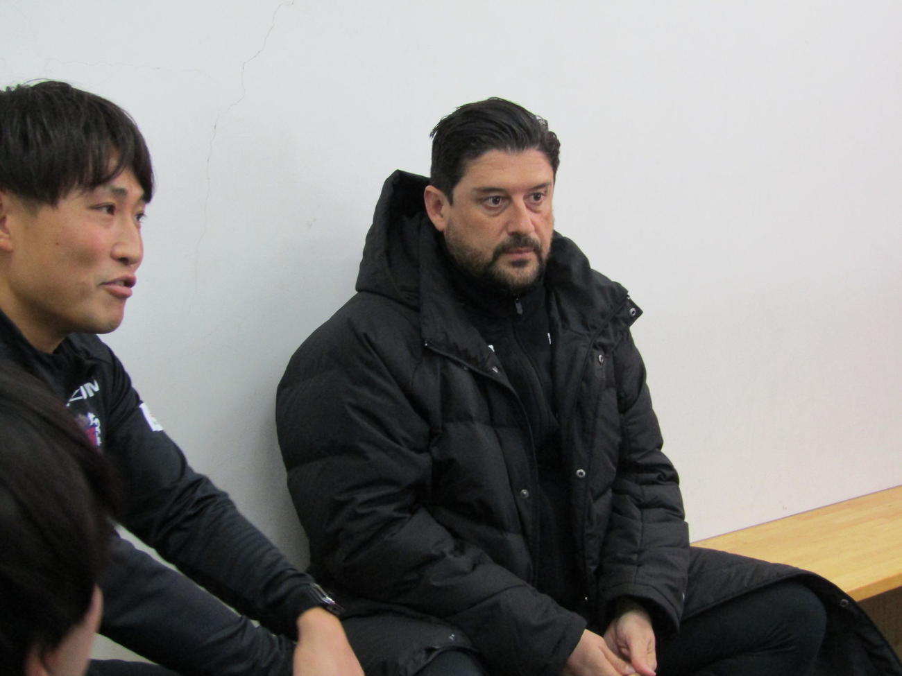 C大阪パパス監督（25年2月5日撮影）