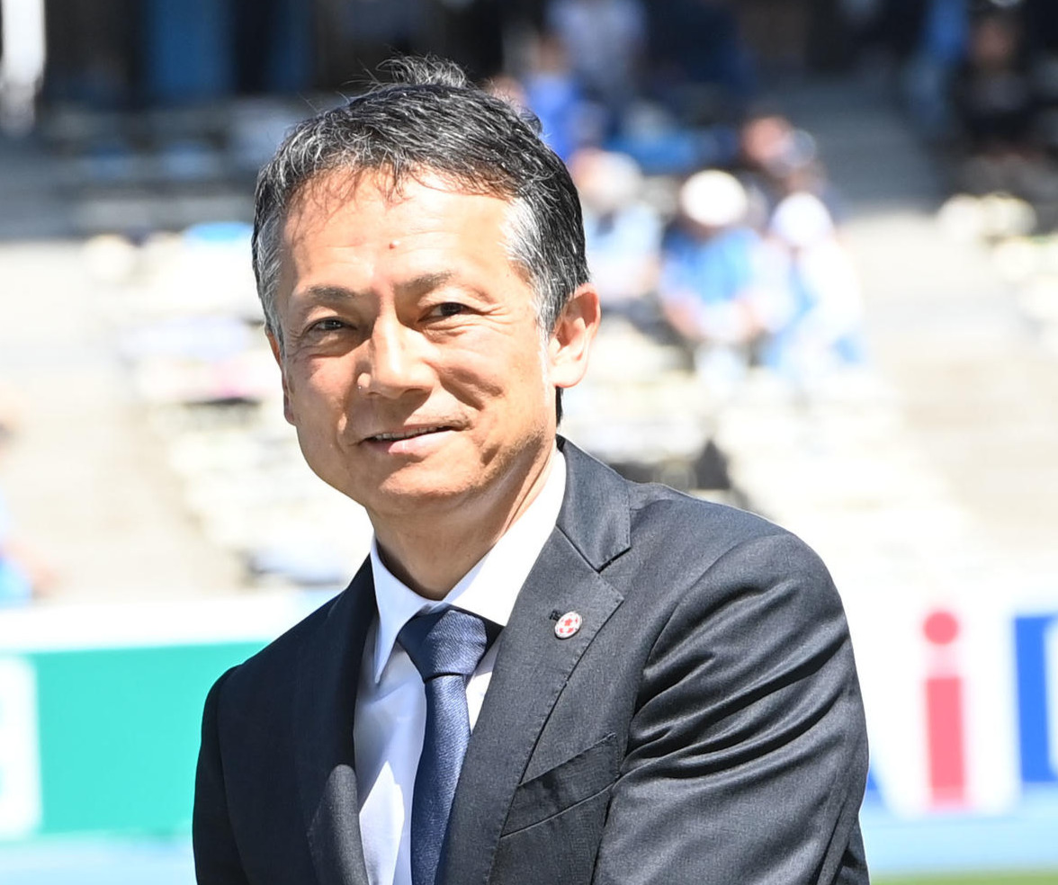 湯川和之専務理事（2024年5月11日撮影）