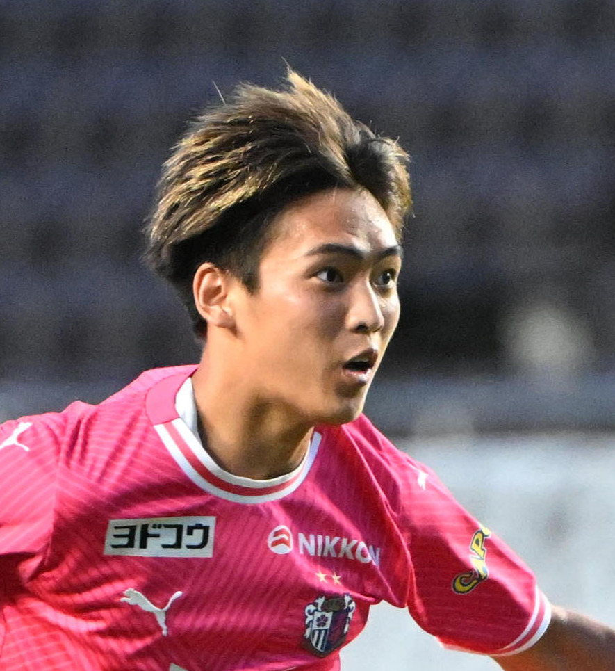 C大阪北野颯太（2024年撮影）