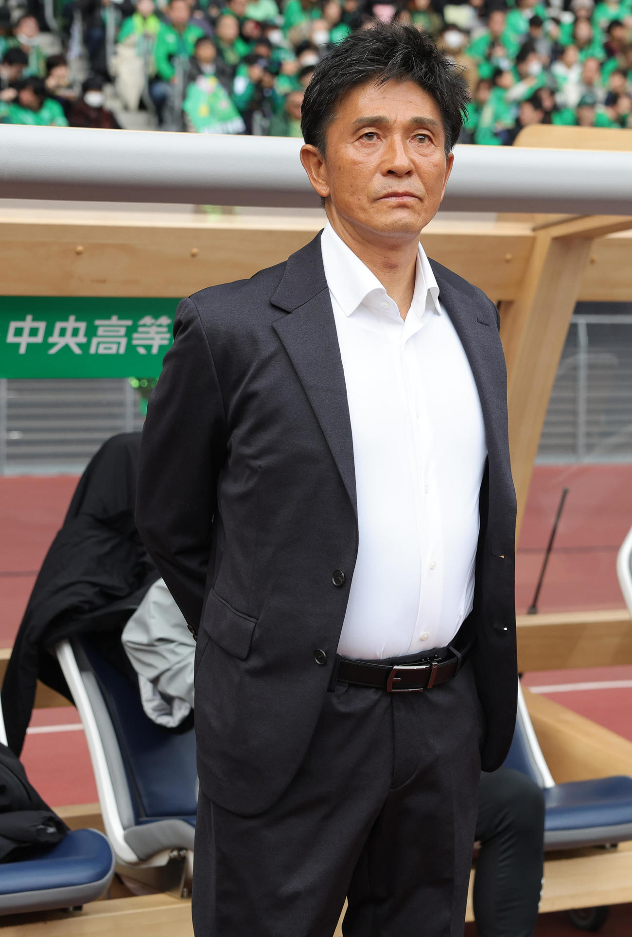 東京V対清水　東京V城福監督（撮影・野上伸悟）
