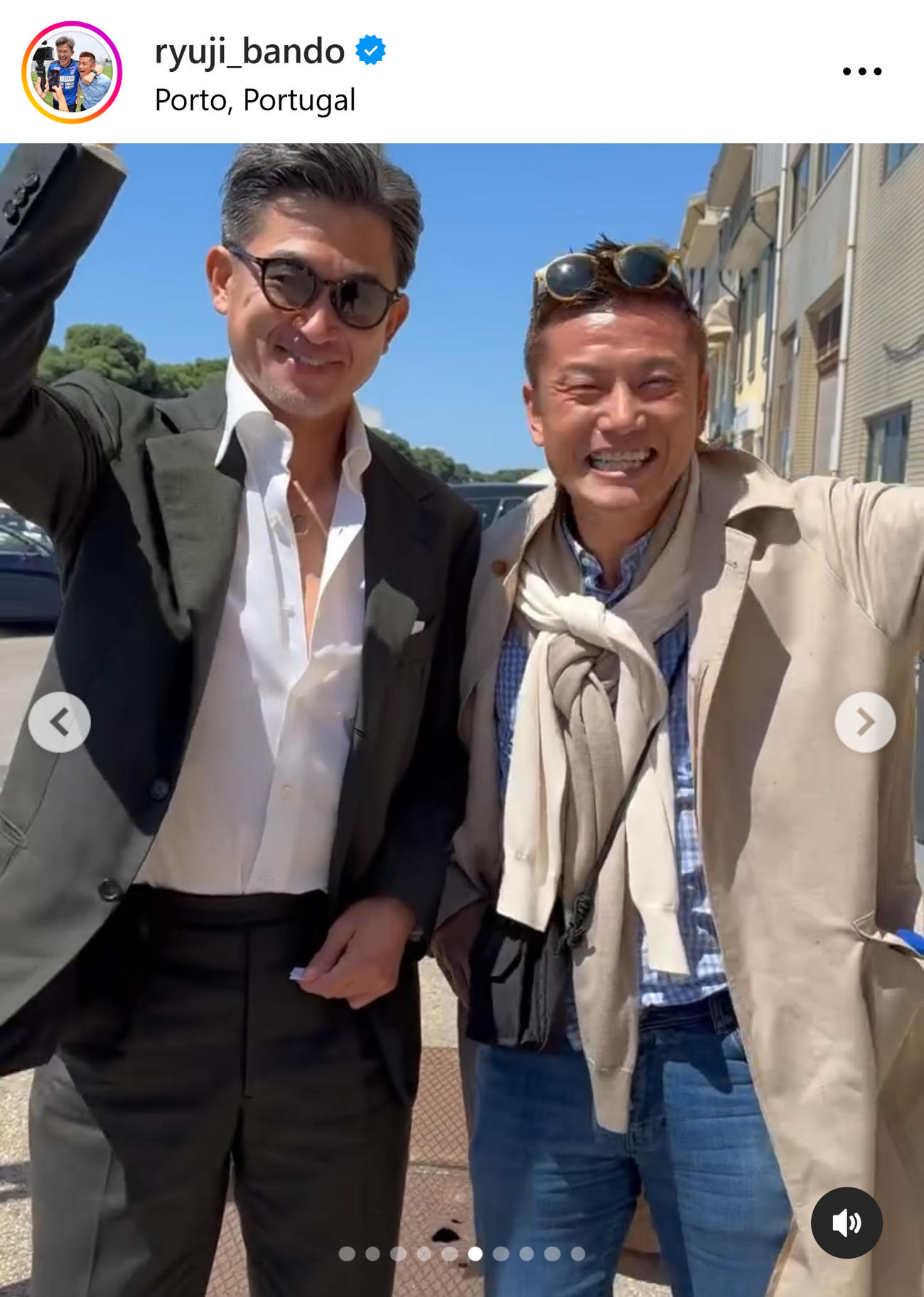 播戸竜二氏のインスタグラムから