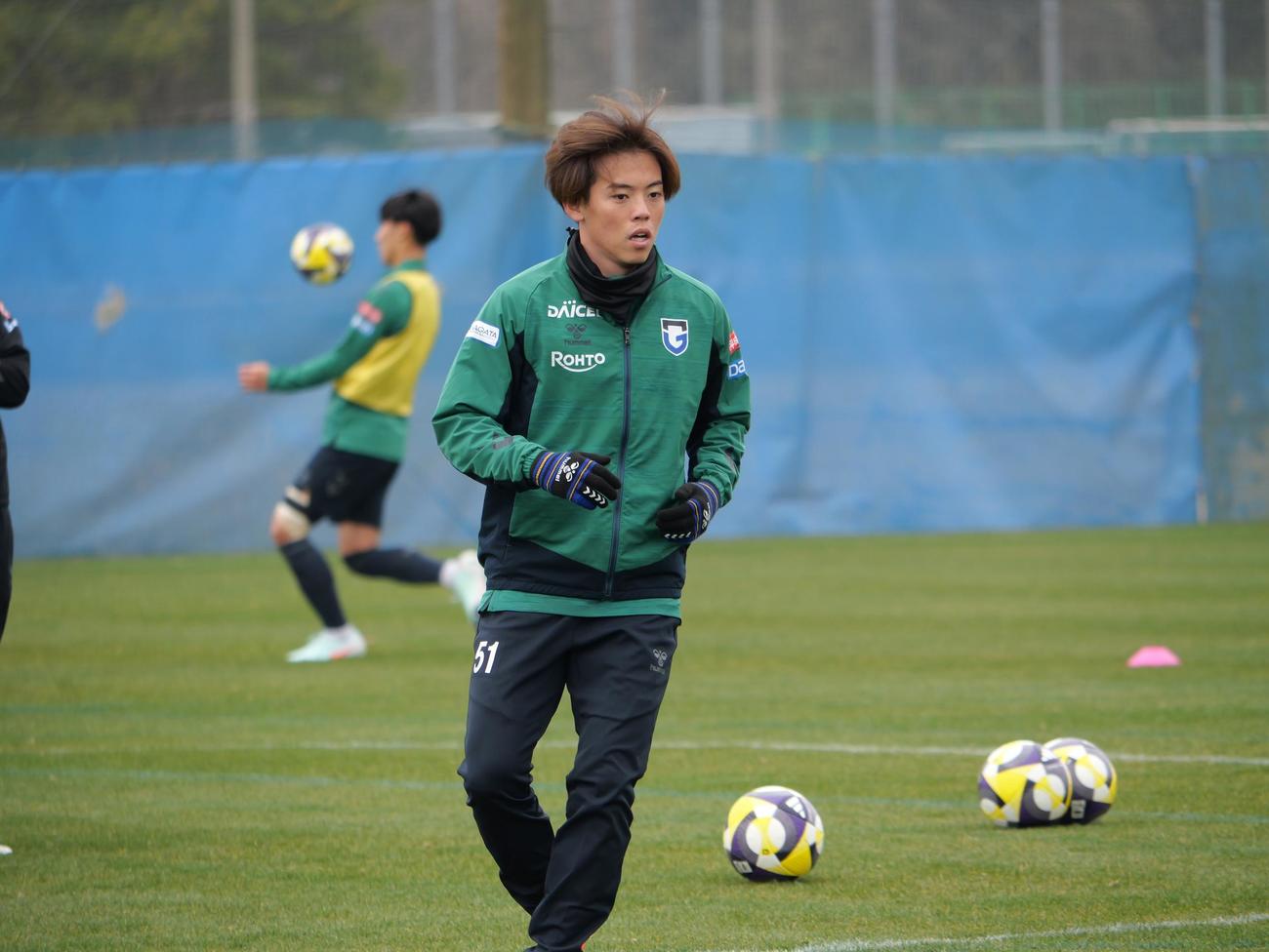 G大阪FW満田誠(C)GAMBA OSAKA