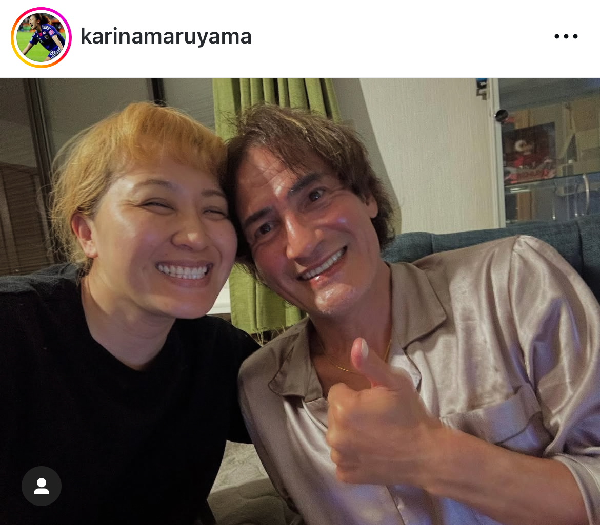 丸山桂里奈のインスタグラムから