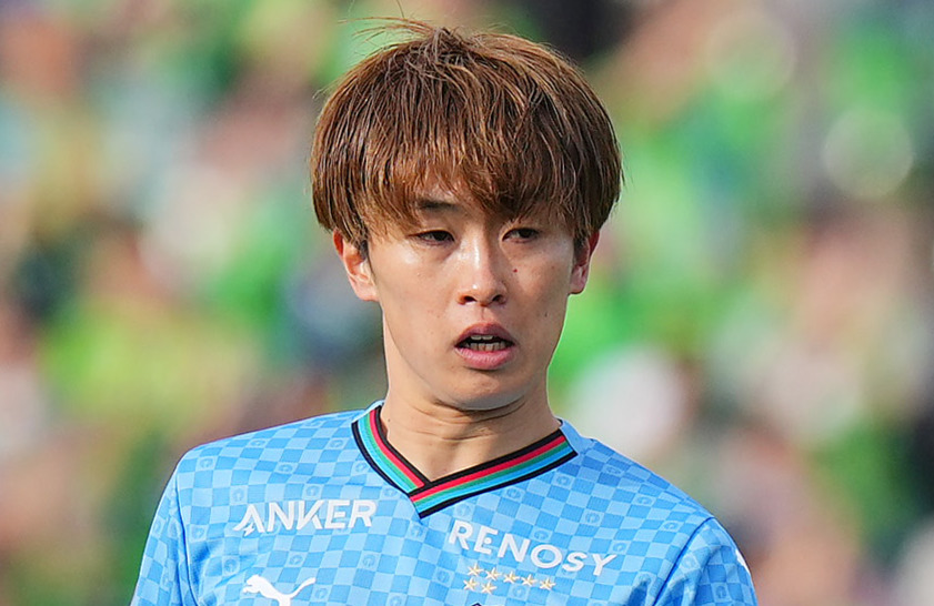川崎F山本悠樹（2024年2月24日撮影）