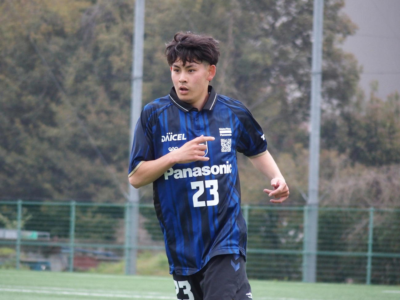G大阪ユースFW久永虎次郎（撮影・永田淳）
