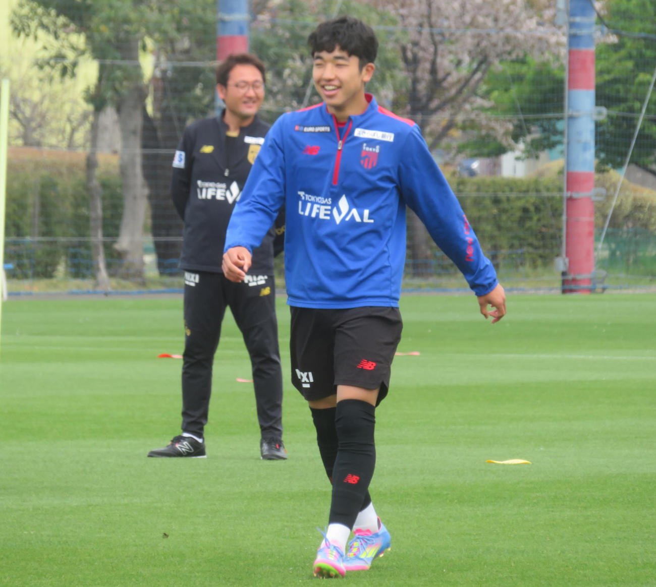 FC東京MF北原槙（2025年4月10日撮影）