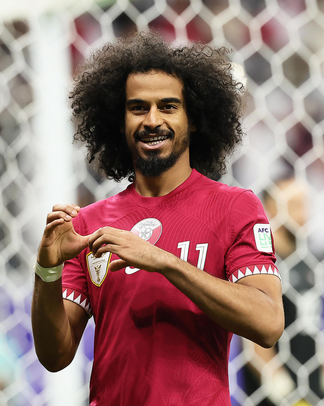 アクラム・アフィフ（2024年1月29日撮影）