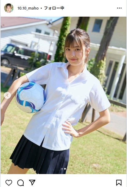堀口真帆のインスタグラムから