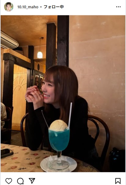 堀口真帆のインスタグラムから