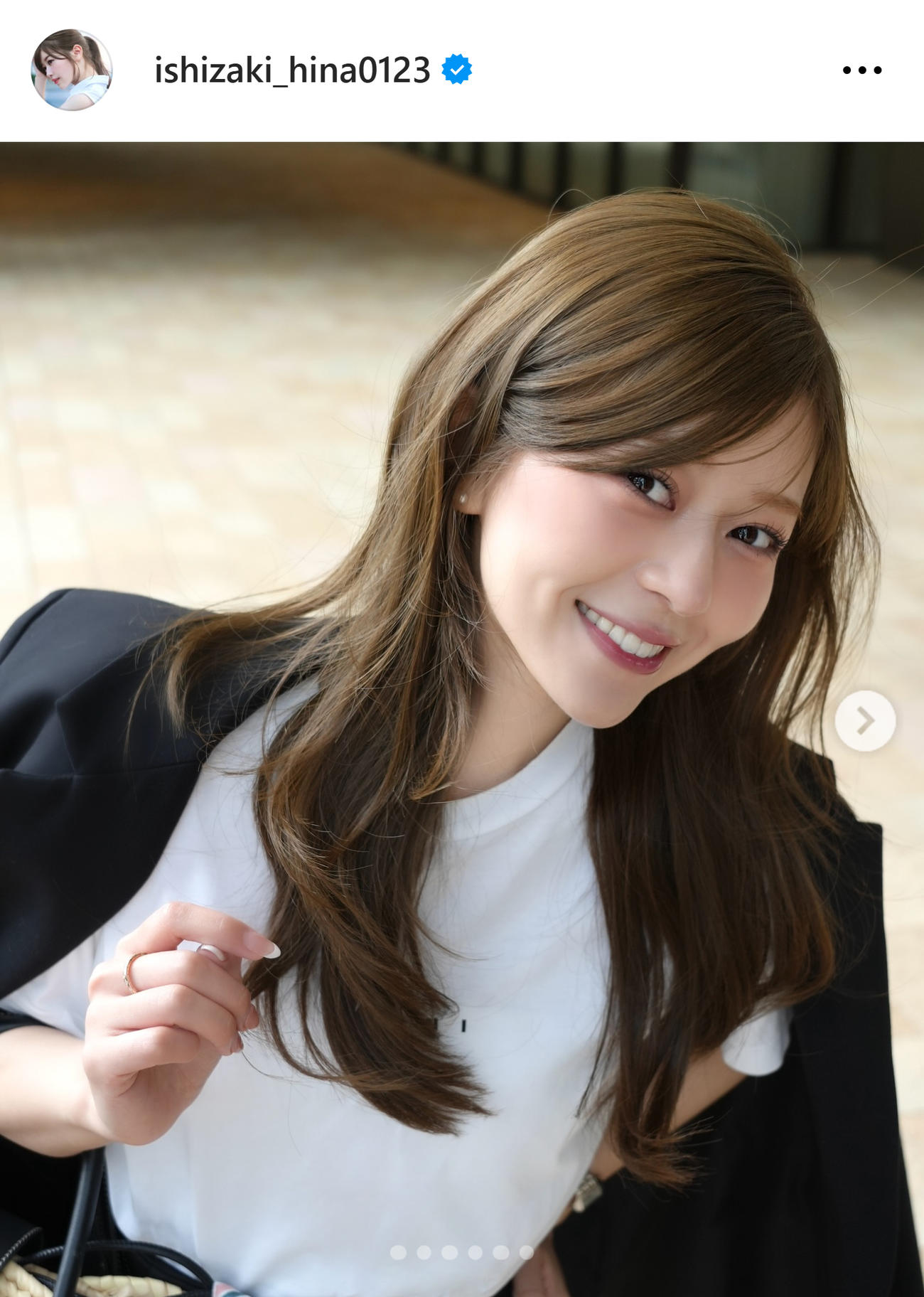 石崎日梨のインスタグラムから