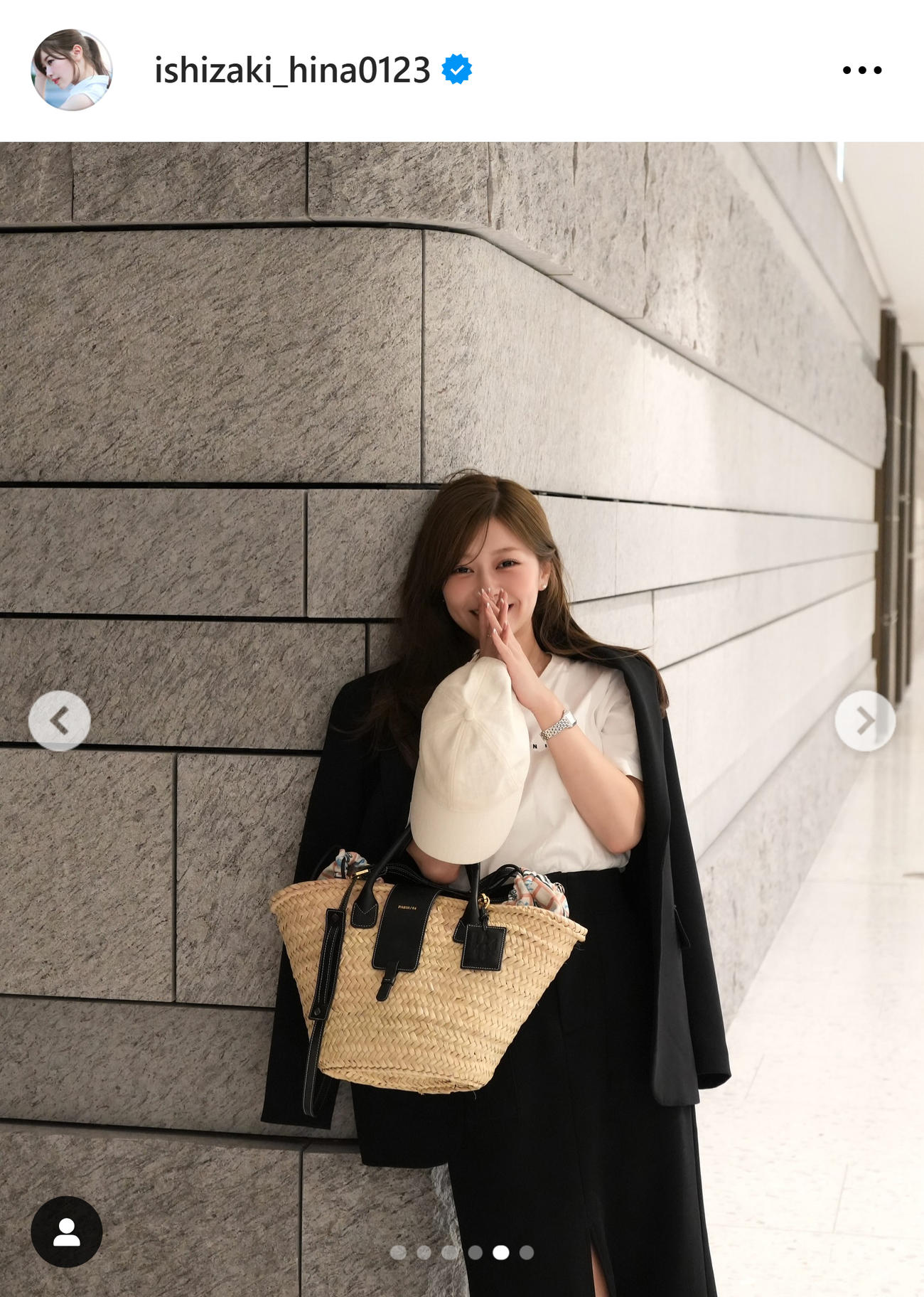 石崎日梨のインスタグラムから