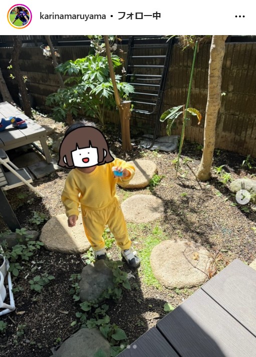 丸山桂里奈さんのインスタグラムから
