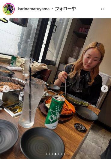 丸山桂里奈さんのインスタグラムから