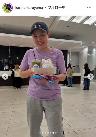 丸山桂里奈さんのインスタグラムから