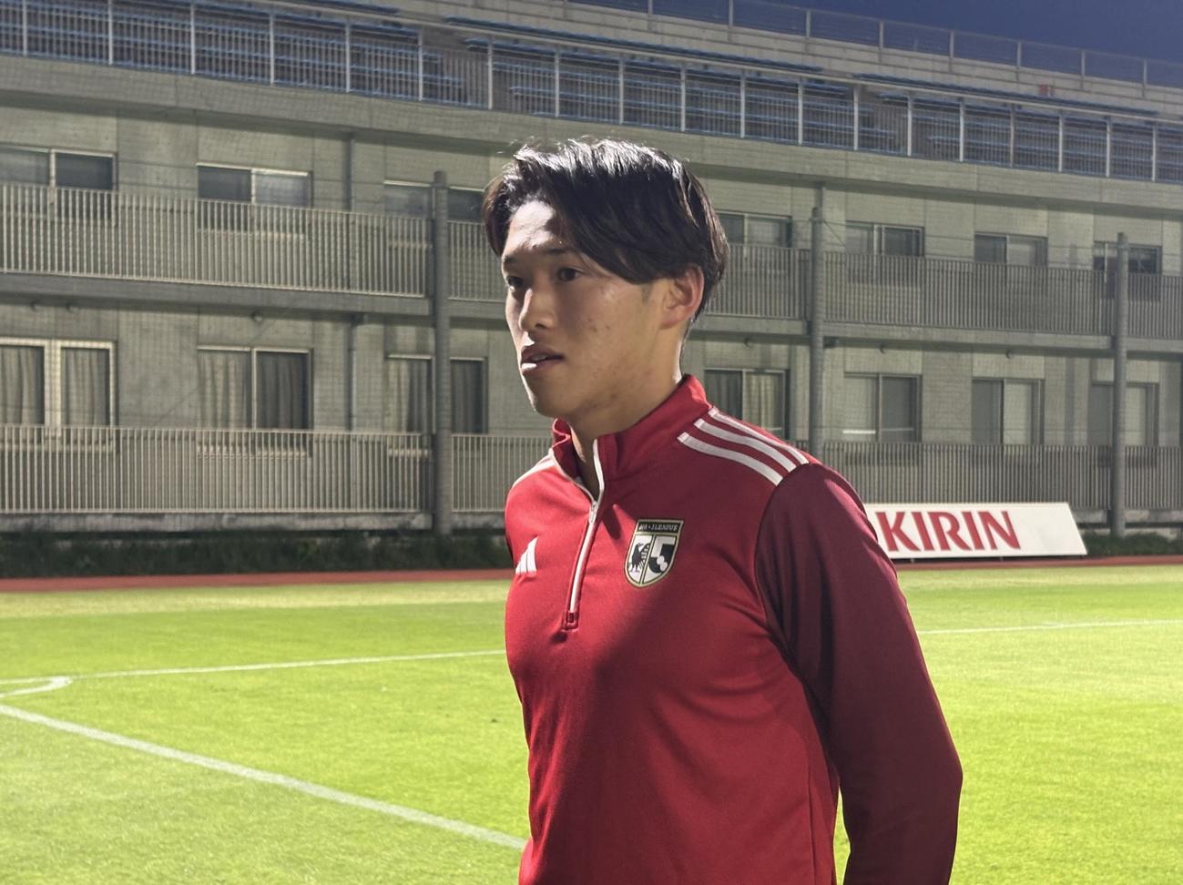 ポストユースマッチで同点弾を決めたDF松本（撮影・永田淳）