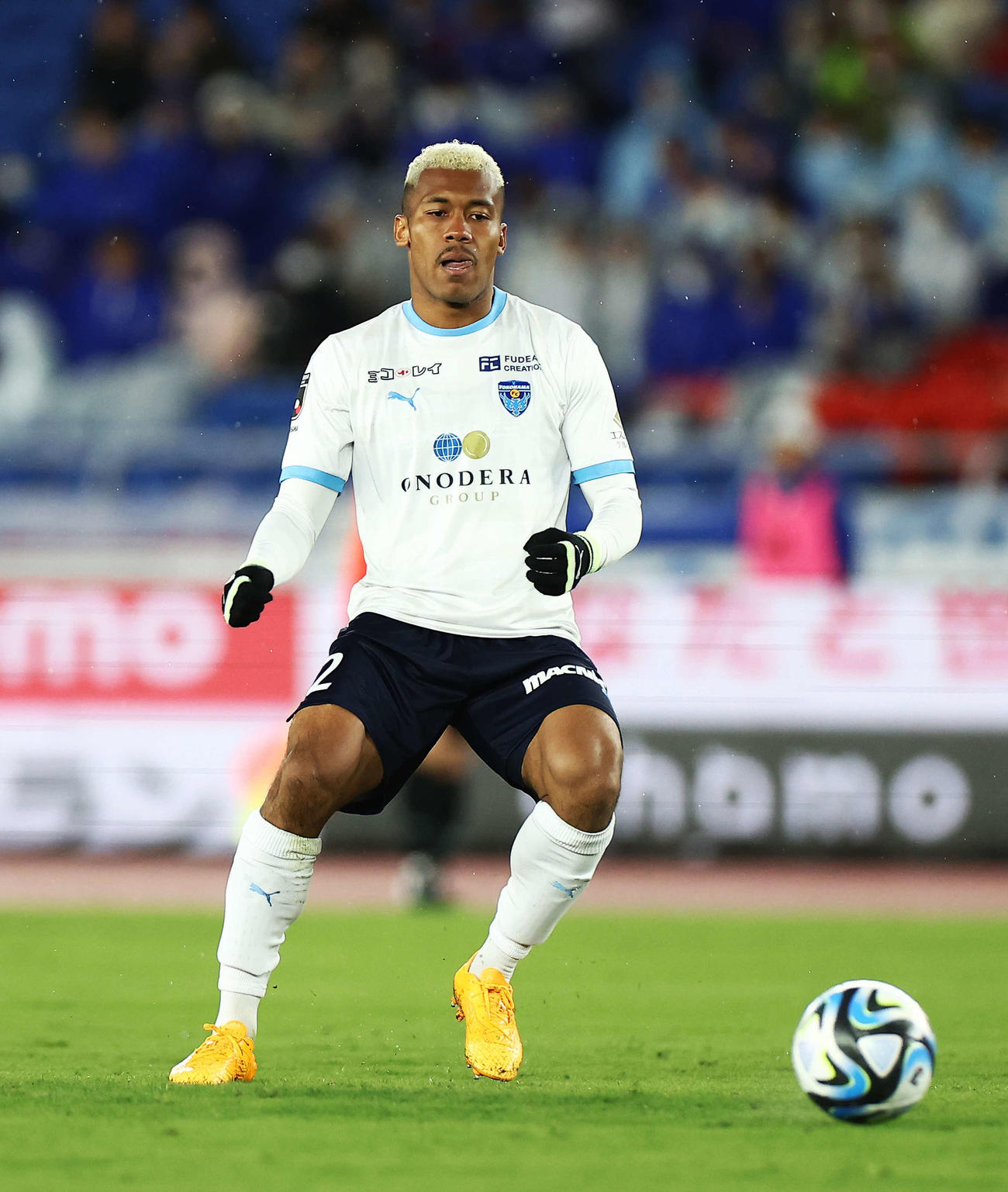 横浜FC・DFンドカ（2023年4月8日撮影）