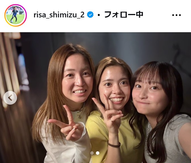 清水梨紗のインスタグラムから