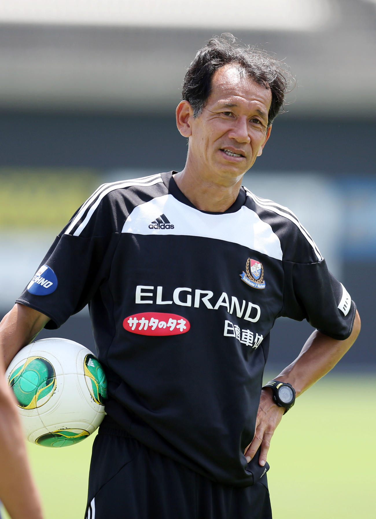 横浜GKコーチの松永成立氏（2013年7月撮影）