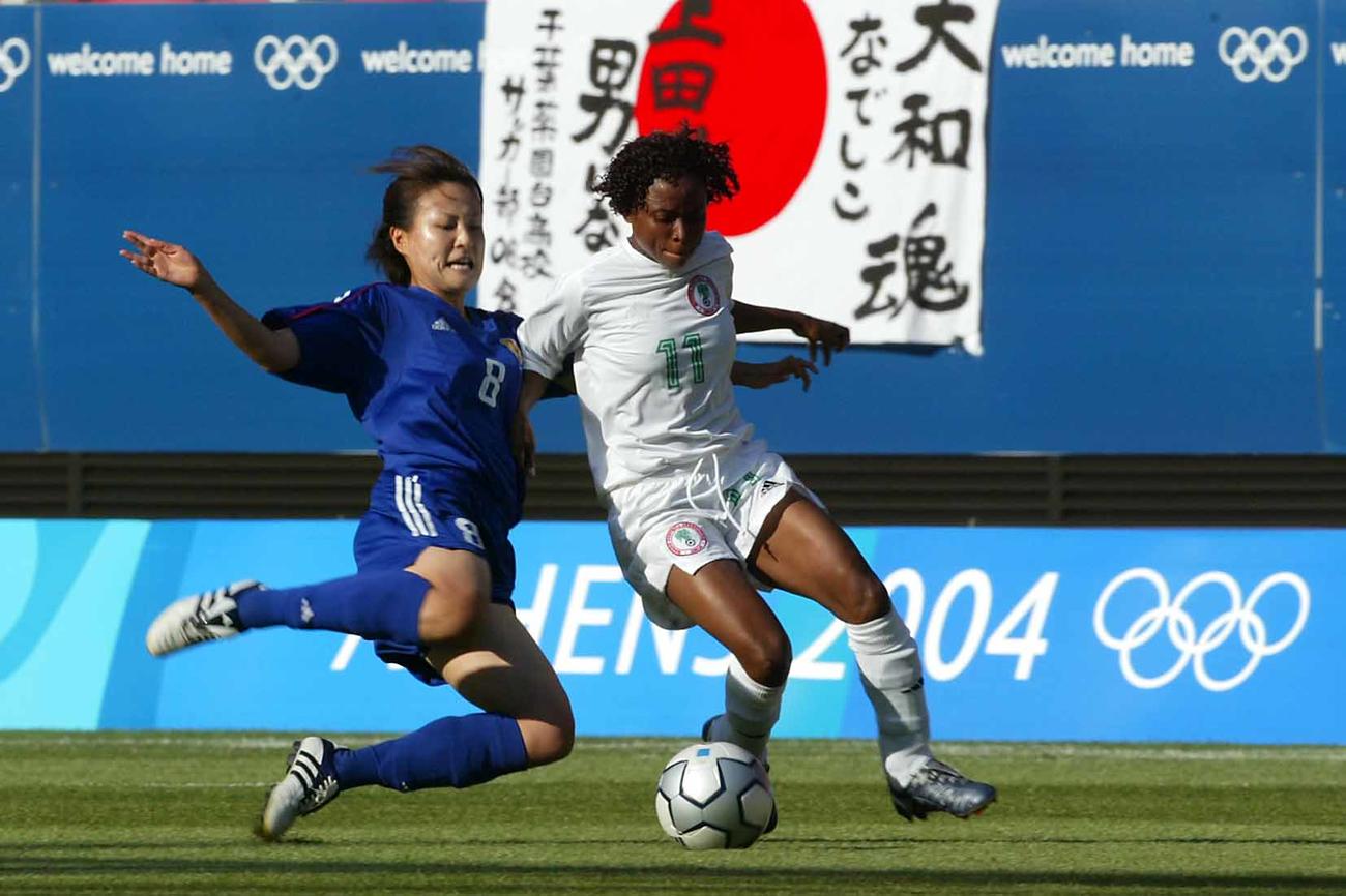 アテネ五輪に出場する宮本ともみ氏（2004年8月）