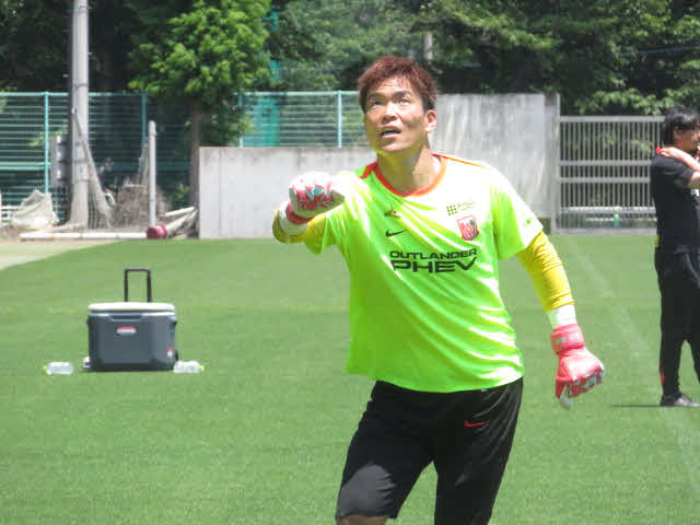 クラブW杯に向けた国内最後の練習に励む浦和GK西川周作