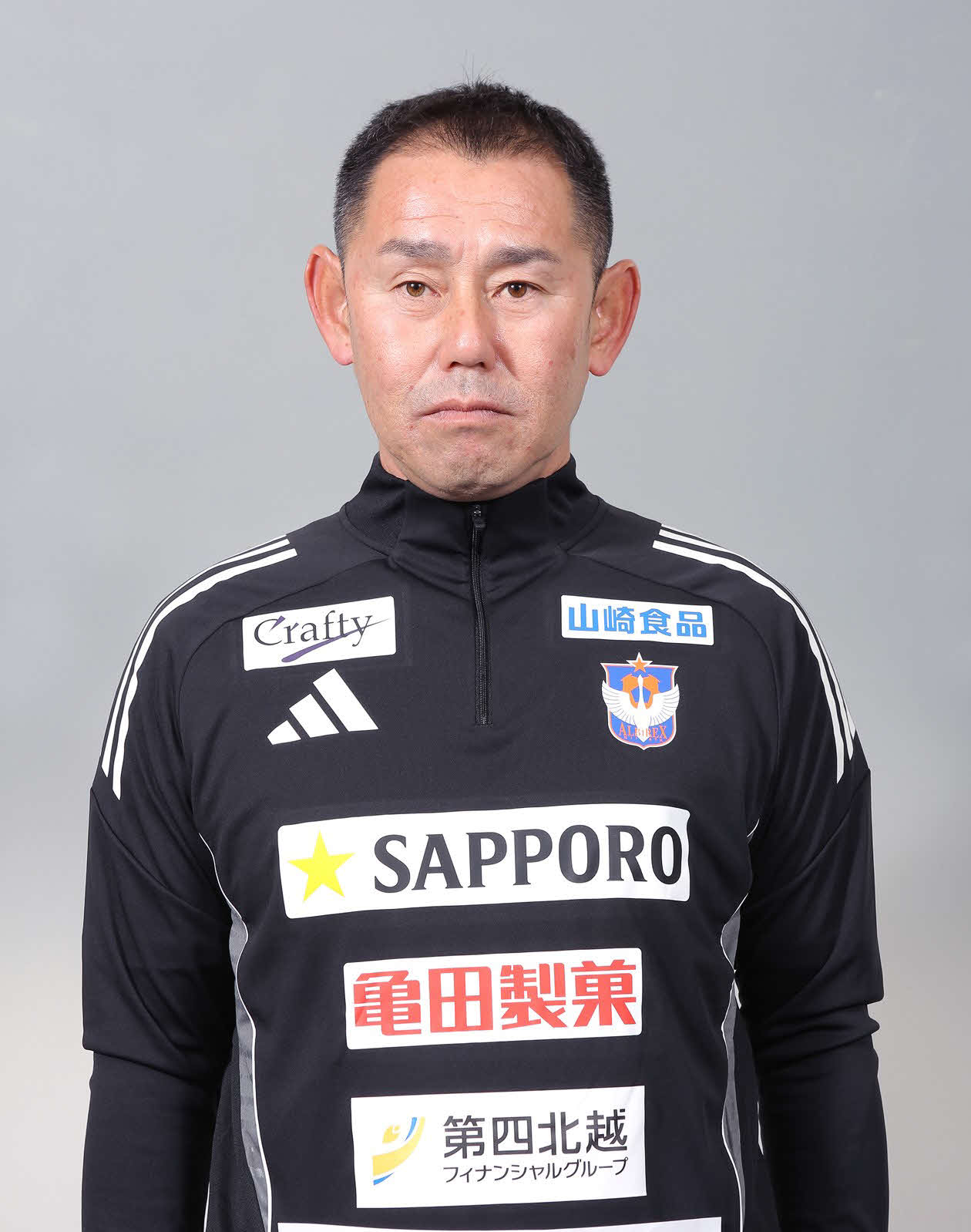 新潟の入江新監督　（アルビレックス新潟提供）