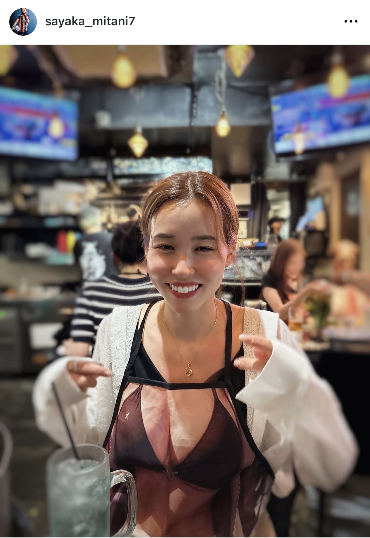 三谷沙也加のインスタグラムから