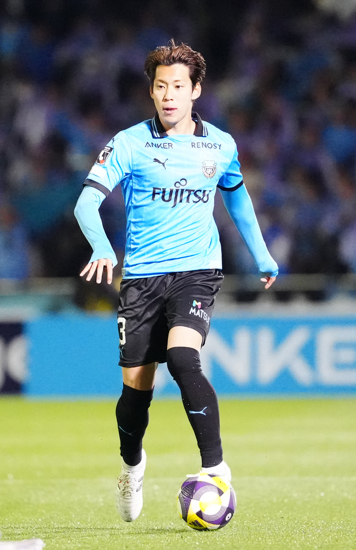 川崎F三浦颯太（2025年4月2日撮影）