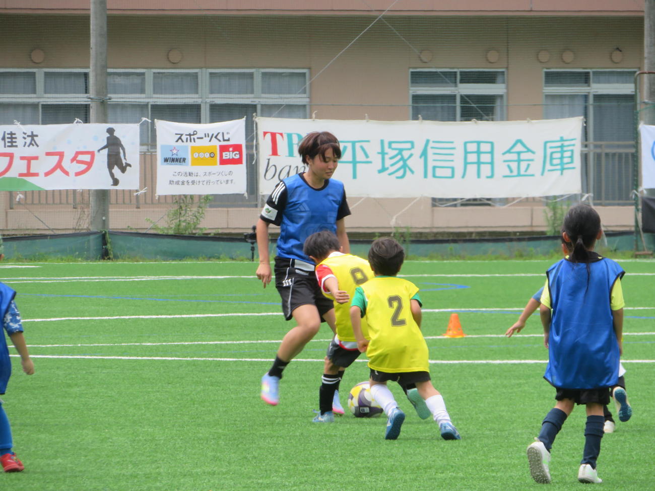 「宮沢兄妹サッカーフェスタ」を開催したサッカー女子日本代表なでしこジャパンMF宮沢ひなた（撮影・佐藤成）