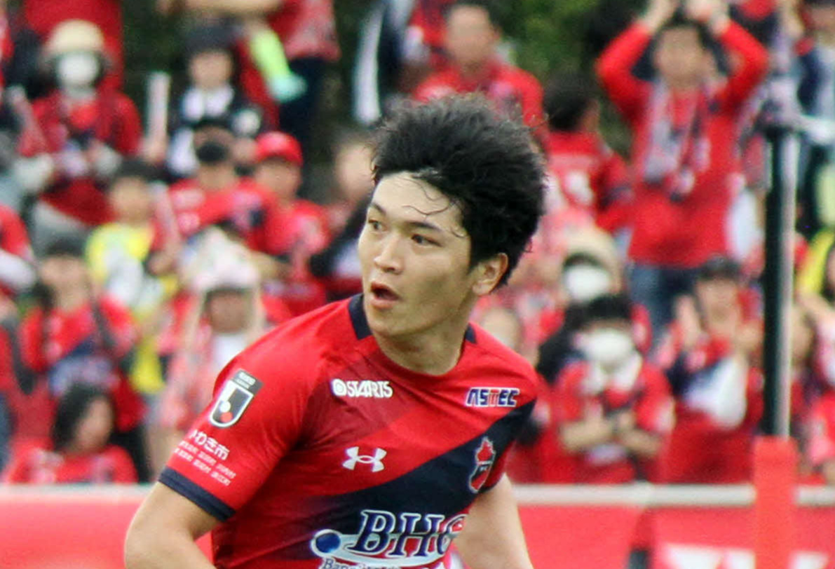 いわきFCから横浜F・マリノスへ移籍した谷村海那（2024年5月撮影）