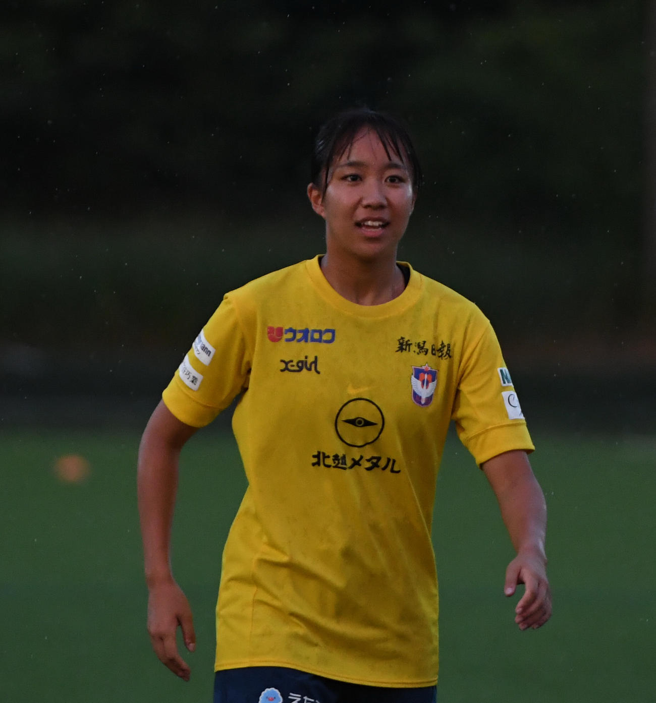 新潟レディースU－18の登坂（撮影・小林忠）