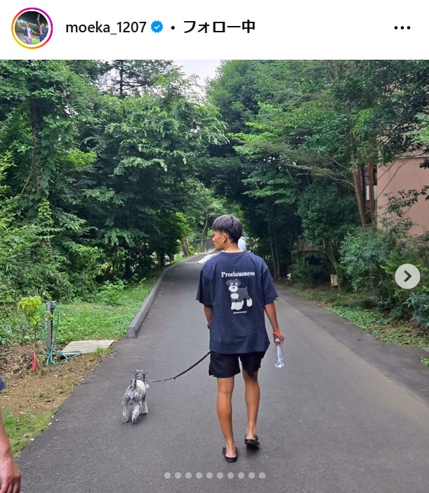 南萌華のインスタグラムから