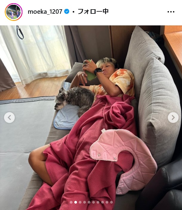 南萌華のインスタグラムから