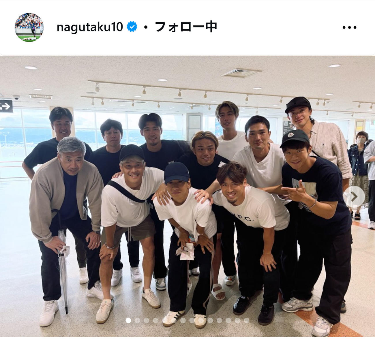 名倉巧のインスタグラムから