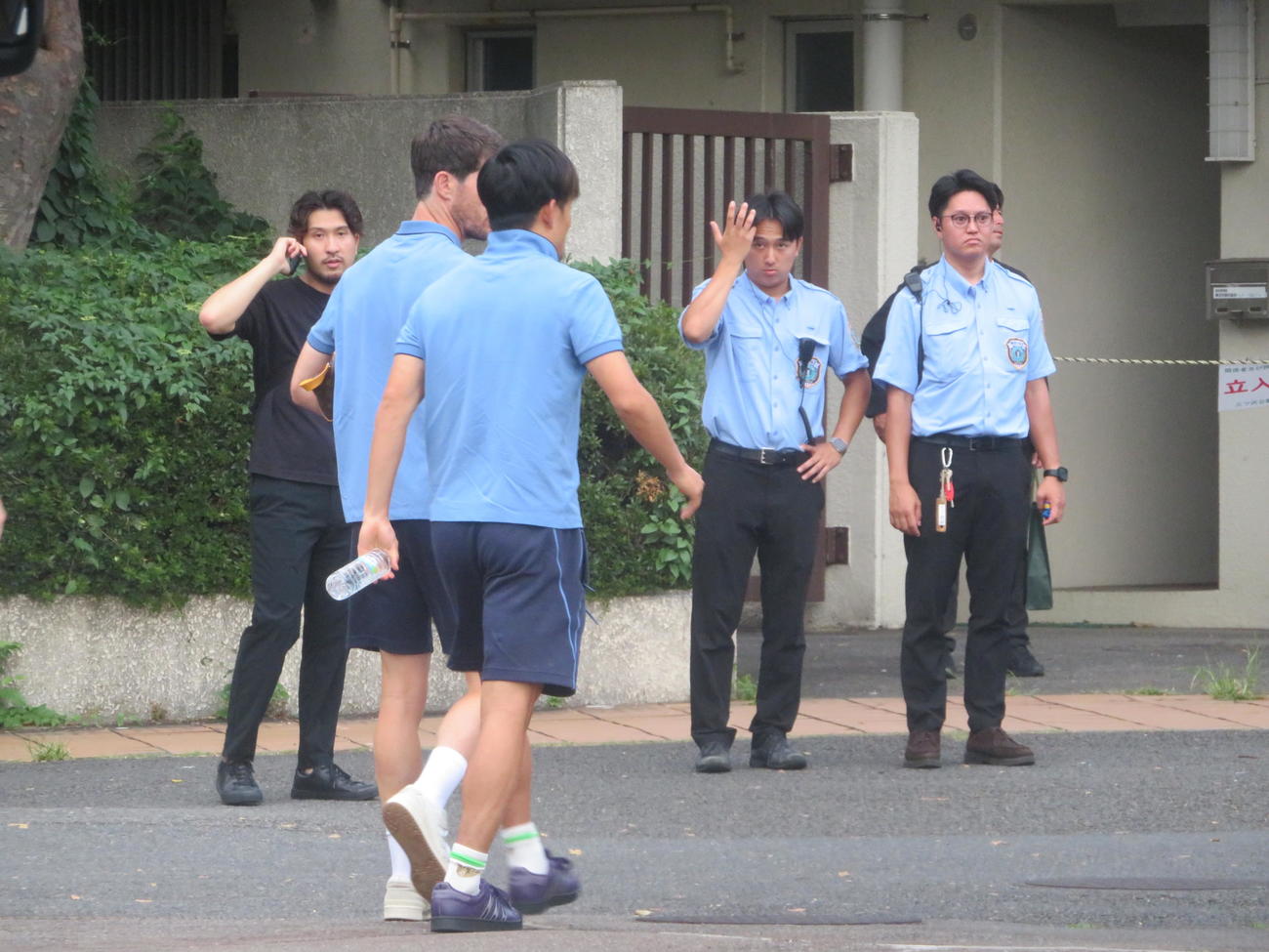 ジャパンツアー第2戦横浜FC戦に向けて調整するために到着したRソシエダード久保建英（撮影・佐藤成）