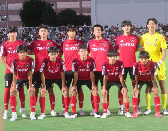 リバプールU－15と対戦したU－15Jリーグ選抜の先発メンバー