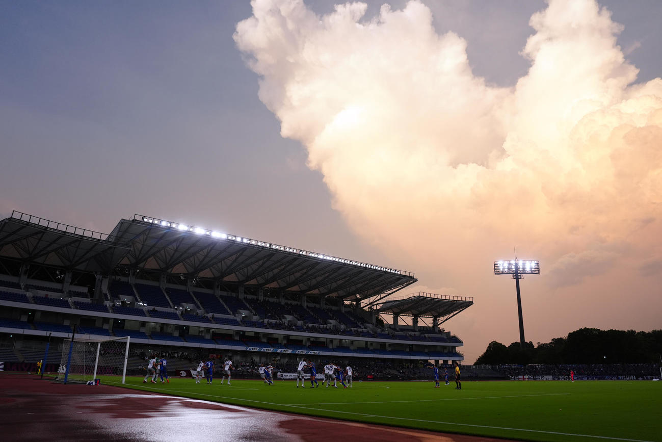 天皇杯4回戦、町田－京都戦が行われる町田GIONスタジアム（撮影・江口和貴）