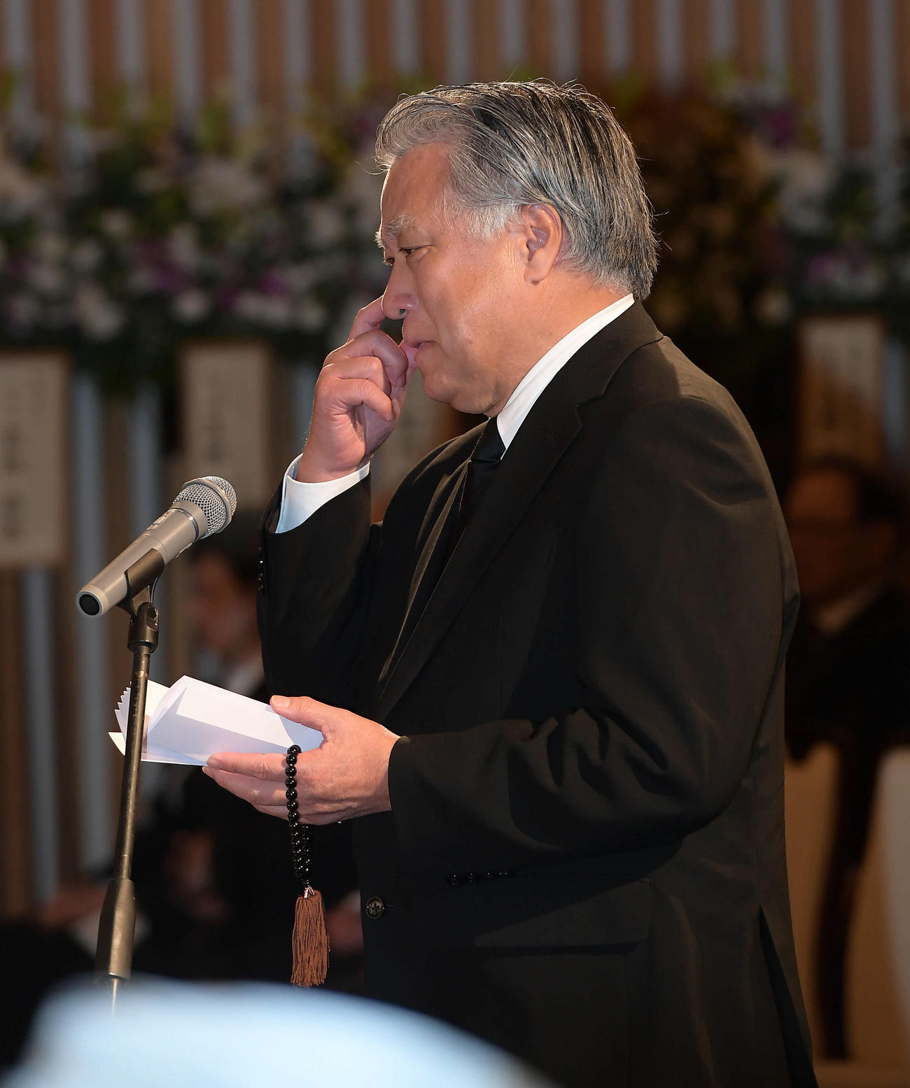 釜本邦茂さんの葬儀で弔辞を読んだ田嶋幸三日本サッカー協会名誉会長