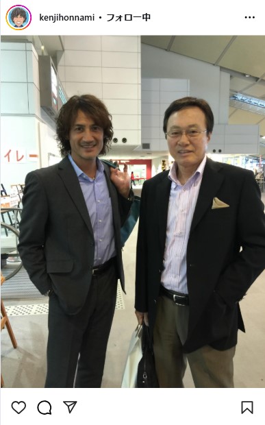 本並健治氏のインスタグラムから