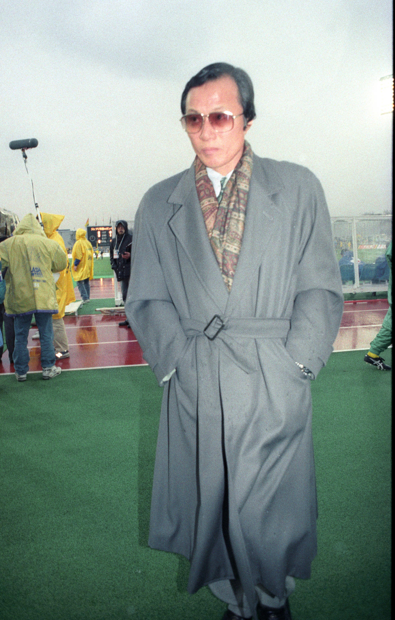 G大阪監督時代の釜本邦茂さん（1994年3月撮影）