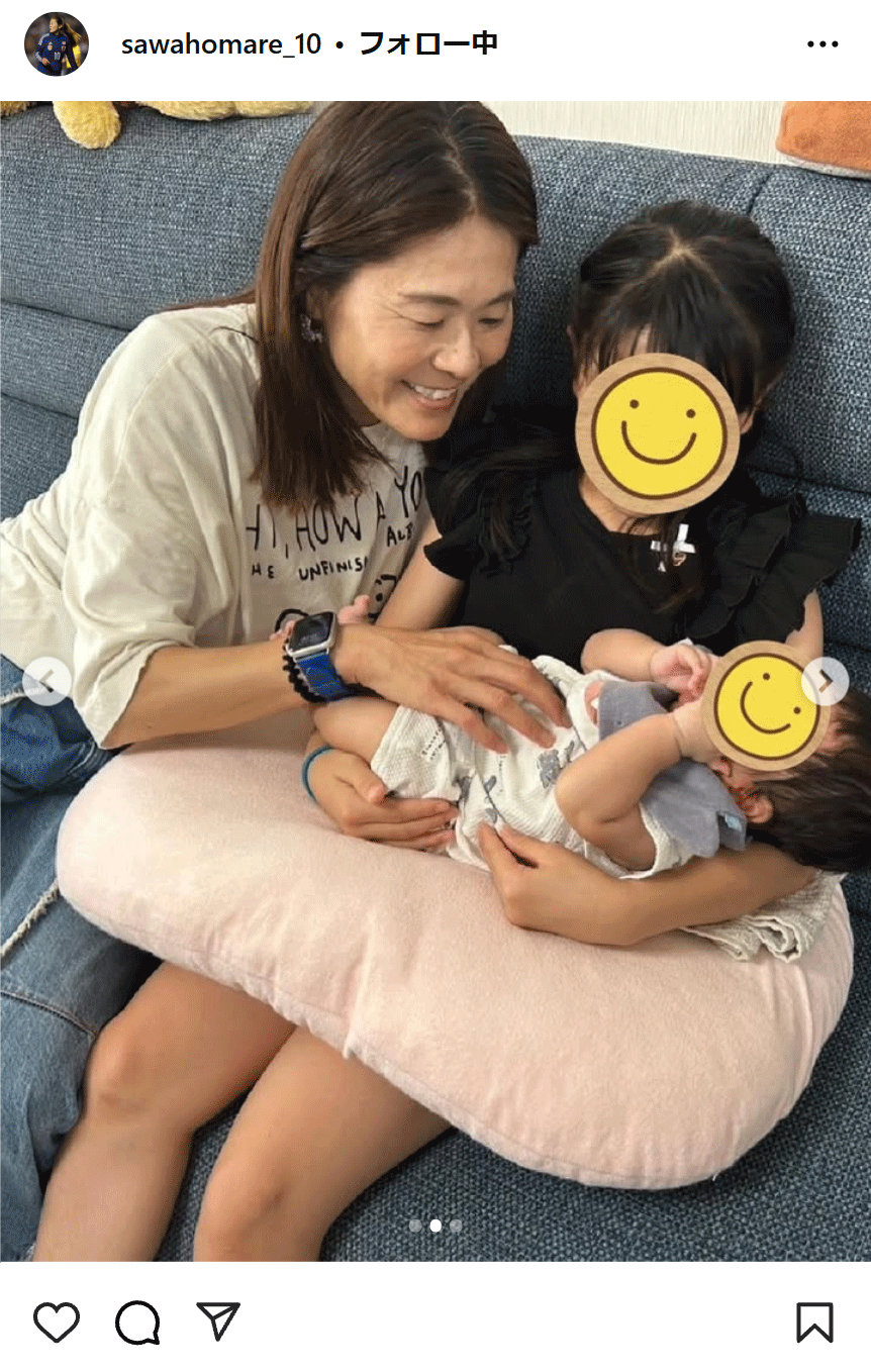 澤穂希さんのインスタグラムから