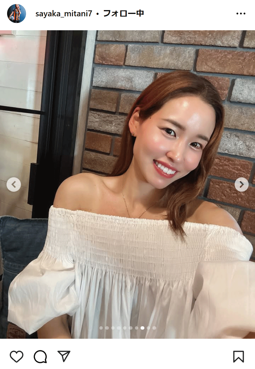 三谷沙也加のインスタグラムから