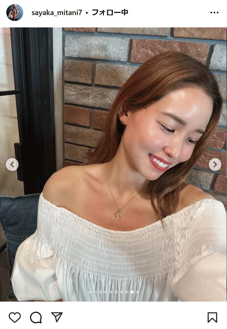 三谷沙也加のインスタグラムから