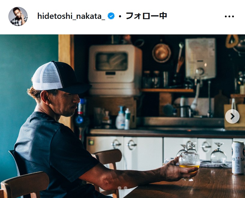 中田英寿氏のインスタグラムから