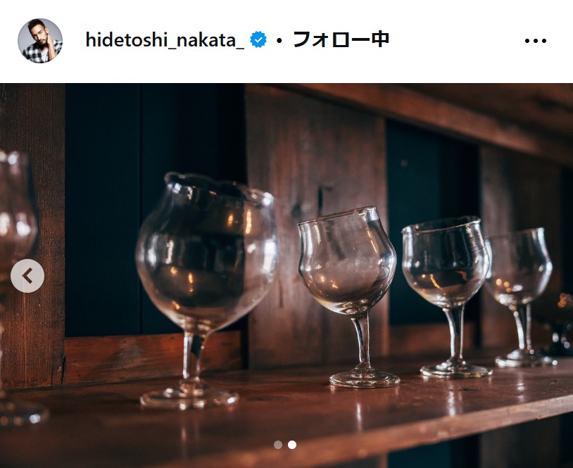 中田英寿氏のインスタグラムから